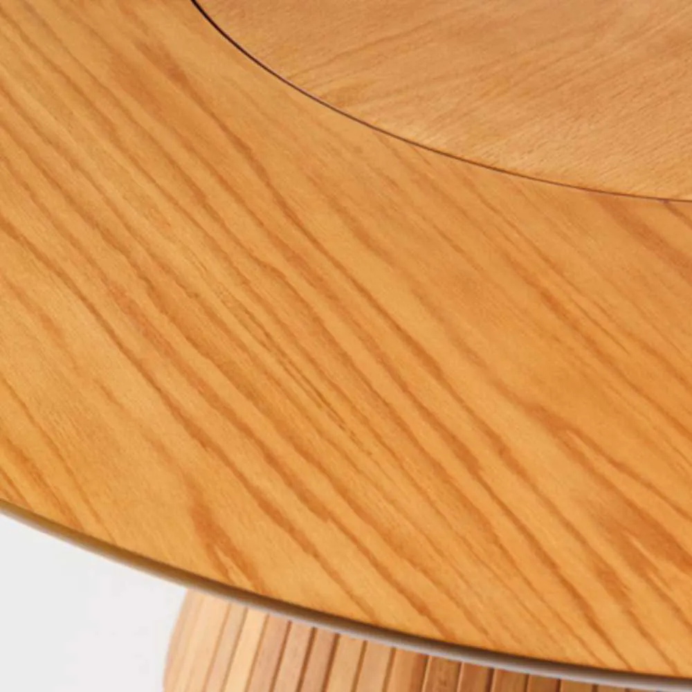 Mesa de Jantar Atlas Ripada C/Prato Giratório 1,50cm de Diâmetro