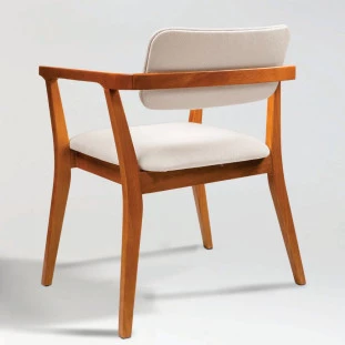 cadeira giovana com braço victory design frente