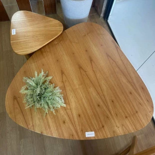 Conjunto Mesa de Centro Orgânica Iris detalhes