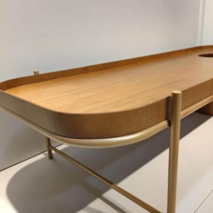 mesa de centro com cachepo