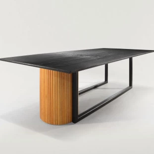 mesa com base central