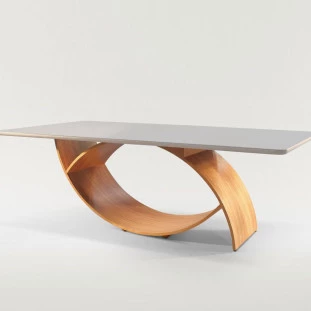mesa com base central