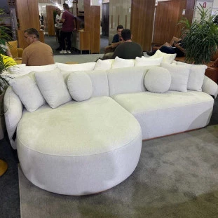 Sofá Blend Fixo com Chaise  2,50m - Bianchi Móveis