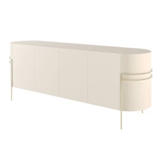 buffet com pes em aço carbono