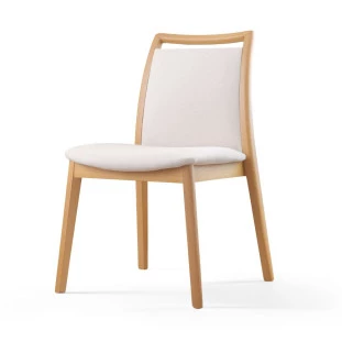 Cadeira Amelia 102 Com Encosto em Tecido Para Sala de Jantar frente