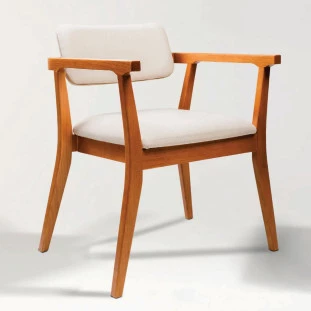 cadeira giovana com braço victory design frente