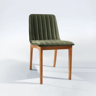 Cadeira com Encosto em Tecido - Decorare Móveis 