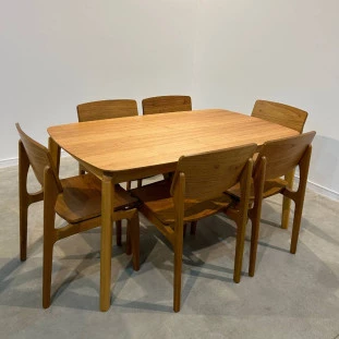 conjunto em madeira maciça