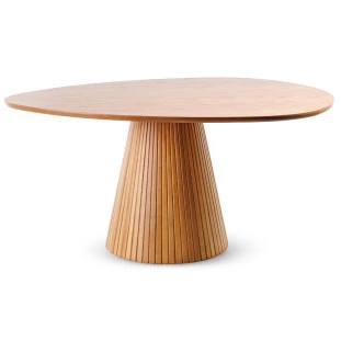 mesa cone com tampo organico