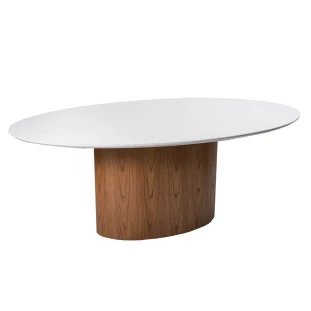 mesa oval 1,80m x 1m