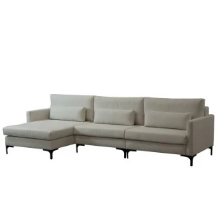 Sofá Living Itália com Chaise  3,40m