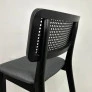 banqueta iris ebanizada costas pronta entrega
