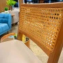 banqueta com encosto em ratan