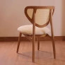 Cadeira Ariel com Encosto em Ratan Para Mesa de Jantar encosto
