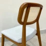 Cadeira Bari 107 Com Ratan PRONTA ENTREGA detalhe costas