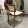 Cadeira Dubai com Encosto em Ratan Para Mesa de Jantar encosto