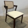Conjunto Mesa Redonda Servia 1,20m com 4 Cadeiras Liz Encosto Ratan PRONTA ENTREGA foto cadeira