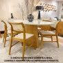 mesa arezzo 2,20x1,10 tradicao moveis