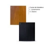 tonalidades madeira cadeira perola com encosto estofado para mesa de jantar decore design