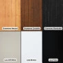 cores de madeira da mesa florença retangular